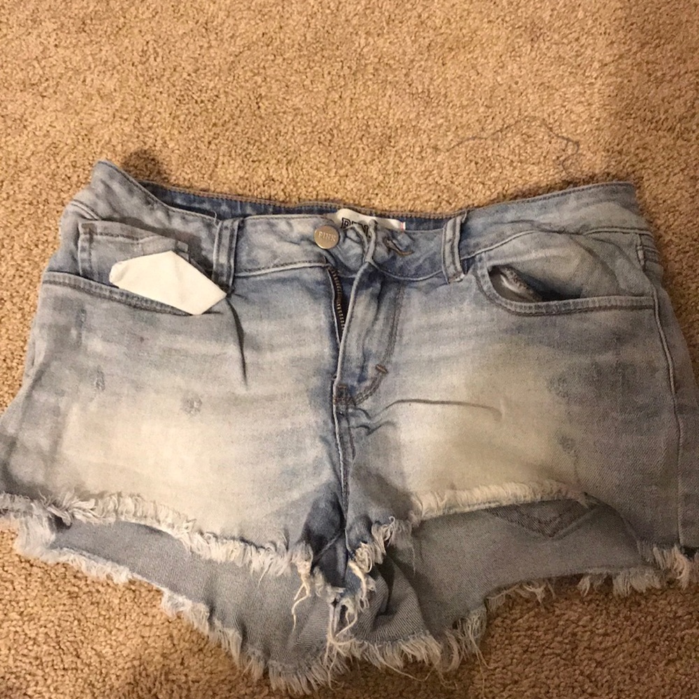 Light Denim PINK shorts